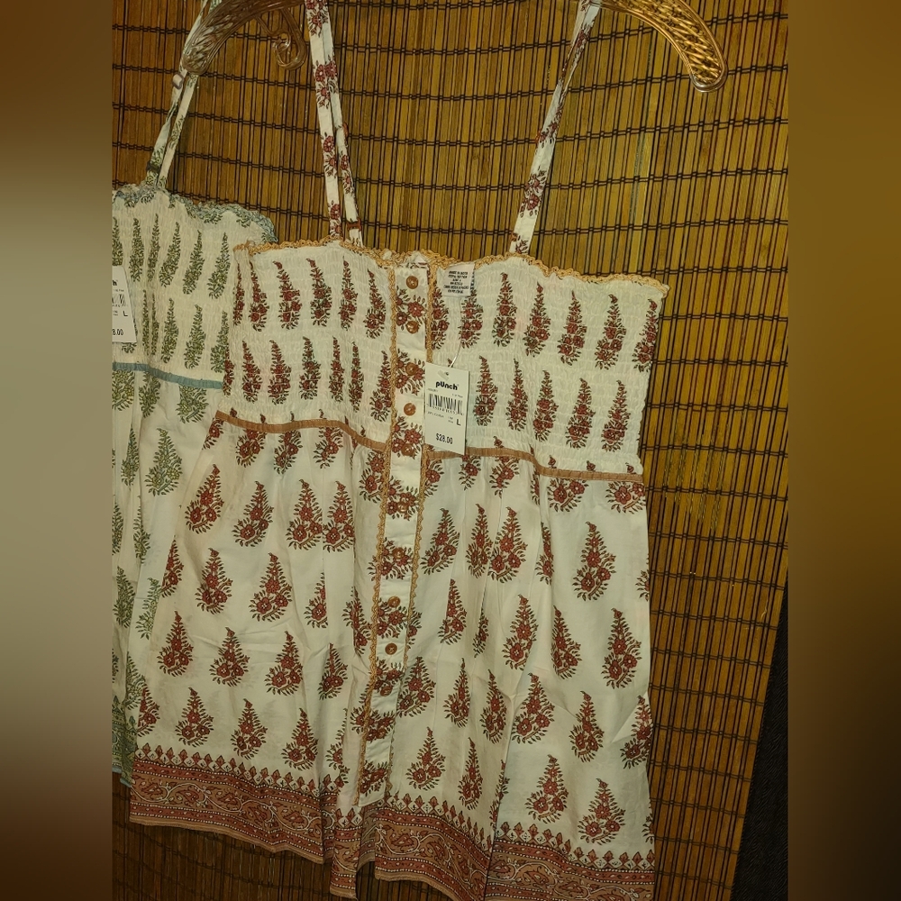 NEW pUnch Boho Sleeveless Camisole Top